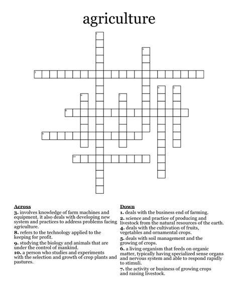 Our system collect crossword clues from most populer crossword, cryptic puzzle, quicksmall crossword that found in Daily Mail, Daily Telegraph, Daily Express, Daily Mirror, Herald-Sun, The Courier-Mail and others popular newspaper. . Farm crop crossword clue